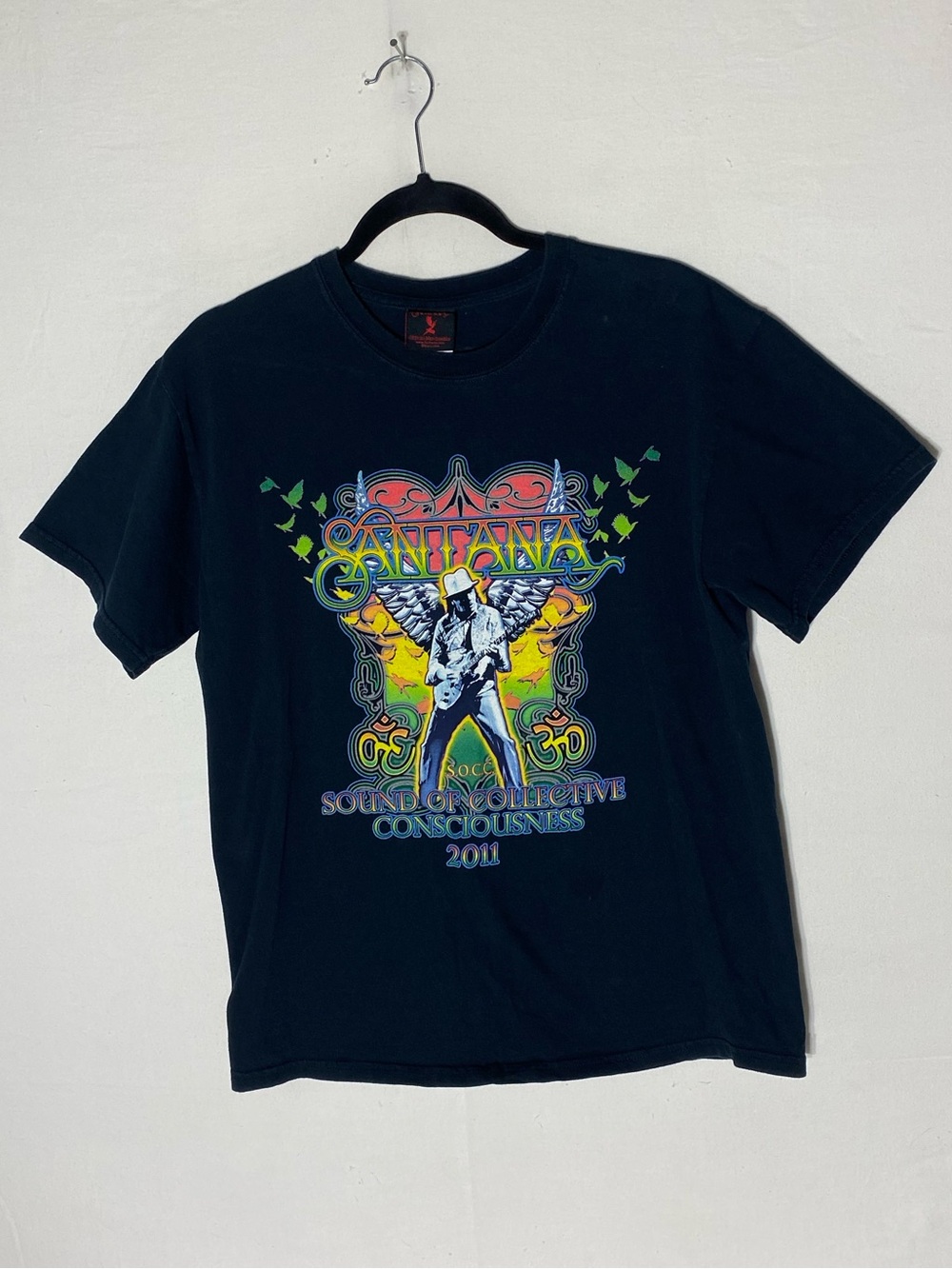 Carlos Santana 2011 "Sound of Collective Consciousness" Tour T Shirt Graphic Tee
